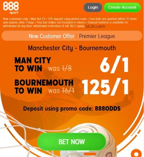 Man City Bournemouth boost