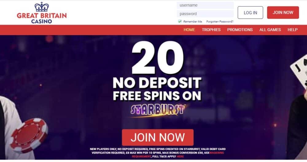 No deposit casino offer