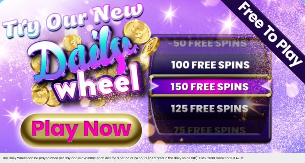 Online Casino London Daily Wheel