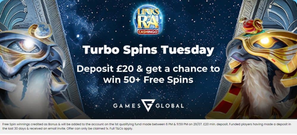 Online Casino London Turbo Spins Tuesday
