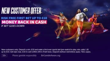 VBet Risk Free £10 Bet