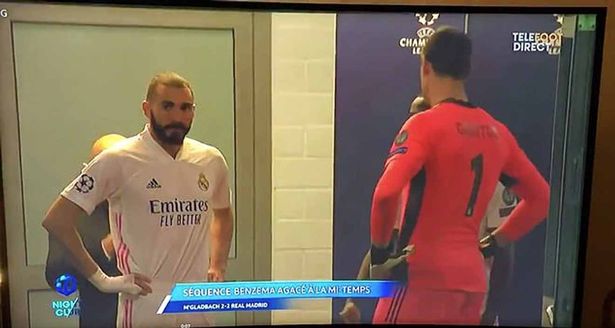 Benzema Vinicius row