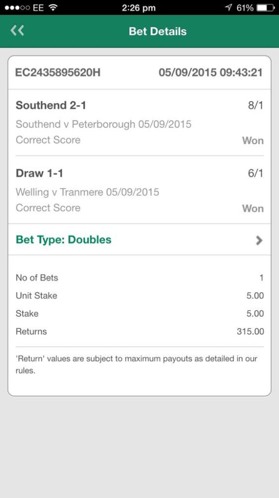 winning tips today