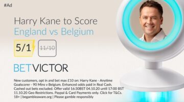 Kane to score 5/1 boost