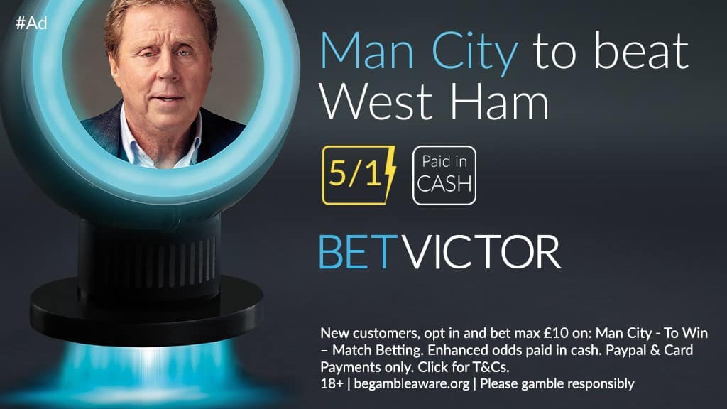 Man City to beat West Ham price boost