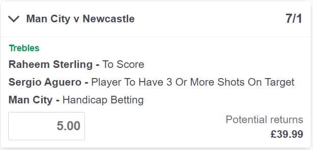 Man City vs Newcastle betting tips