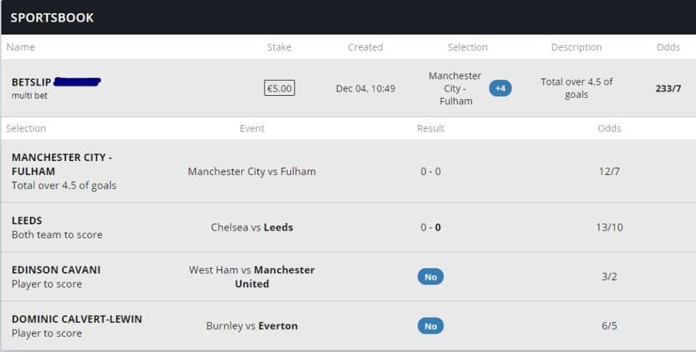 Premier League accumulator tip