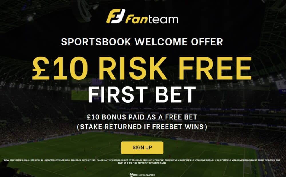 FanTeam FA Cup free bet