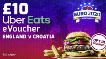 Betfred Uber Eats voucher