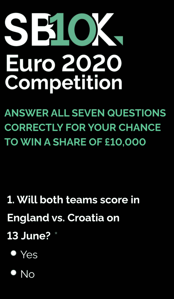 Euro 2020 free to play game