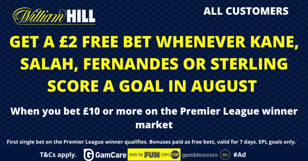 William Hill Premier League offer