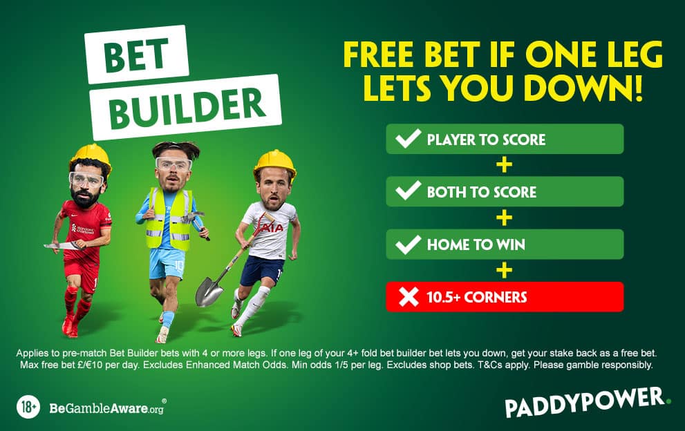 Paddy Power bet builder promo