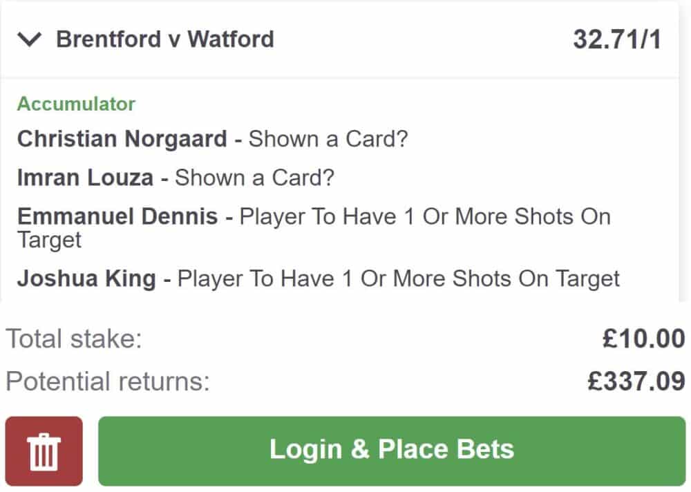 Paddy Power bet builder tip