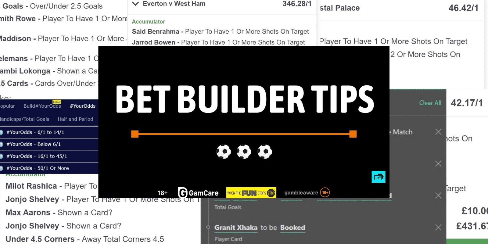 Bet builder tips