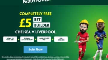 Chelsea v Liverpool free bet builder
