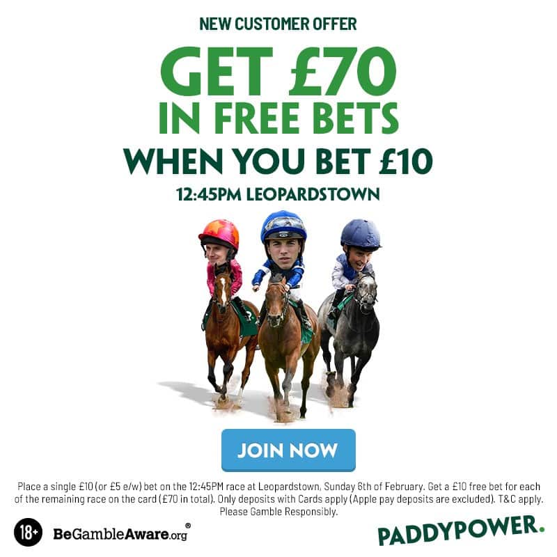 Dublin Racing Festival Sunday free bets