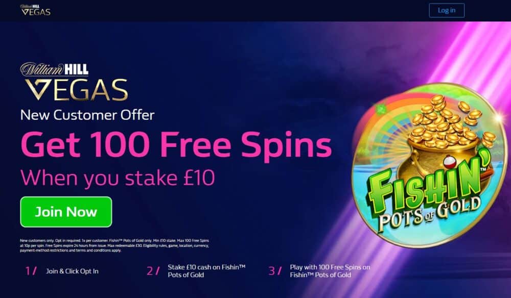 william hill free spins