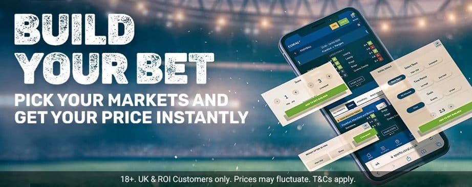 Coral bet builder