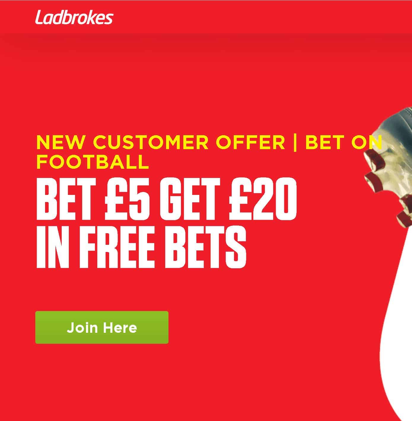 Ladbrokes free bet