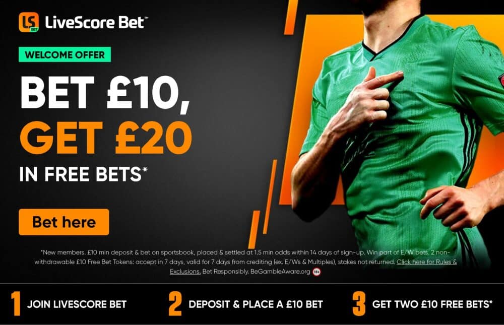 LiveScore Bet sign-up offer