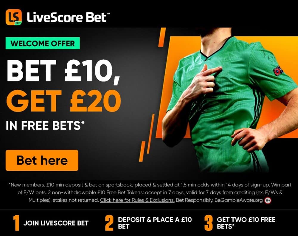 LiveScore Bet free bet