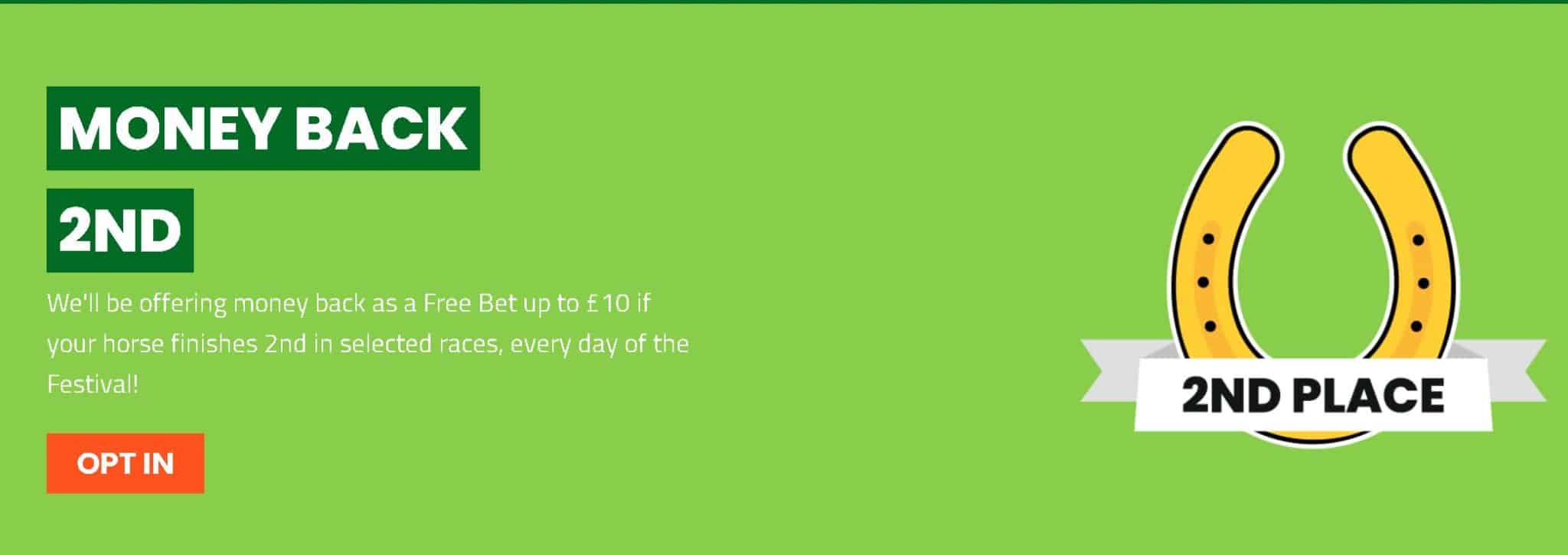 Sport Nation free bet 2nd at Cheltenham