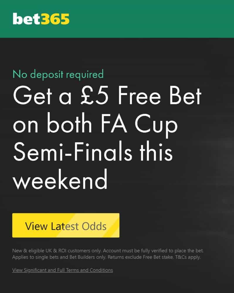 bet365 FA Cup semi-finals
