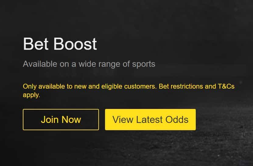 bet365 Bet Boost