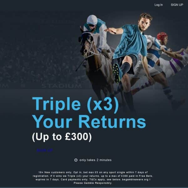 BetVictor triple returns welcome offer