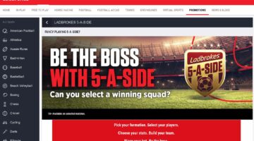 Ladbrokes 5-a-side offer