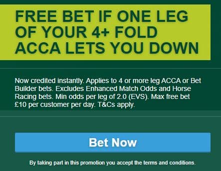 Paddy Power free bet refund shots on target