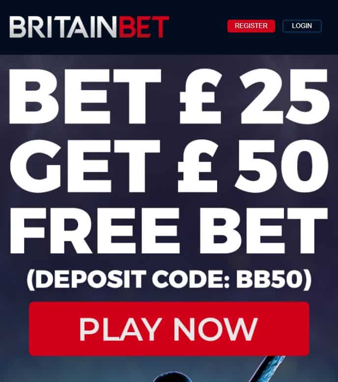 BritainBet sign-up offer