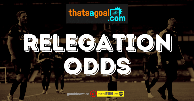 Relegation odds Premier League