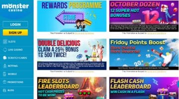 Monster Casino promotion