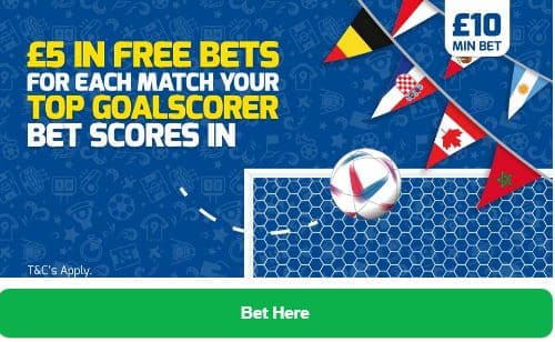 World Cup top scorer offer Betfred