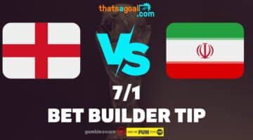 England vs Iran bet builder tips
