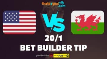 USA vs Wales bet builder tip