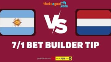 Argentina vs Netherlands bet builder tip
