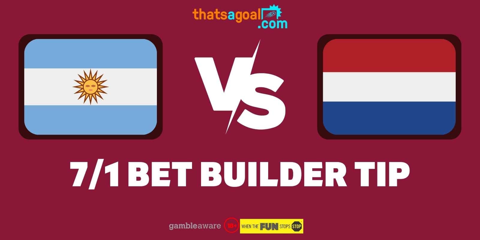 Argentina vs Netherlands bet builder tip