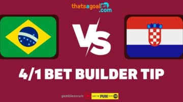 Croatia vs Brazil Bet Builder Tips and Predictions: World Cup Quater Finals