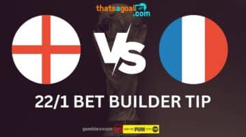 22/1 England vs France Bet Builder Tips and Predictions
