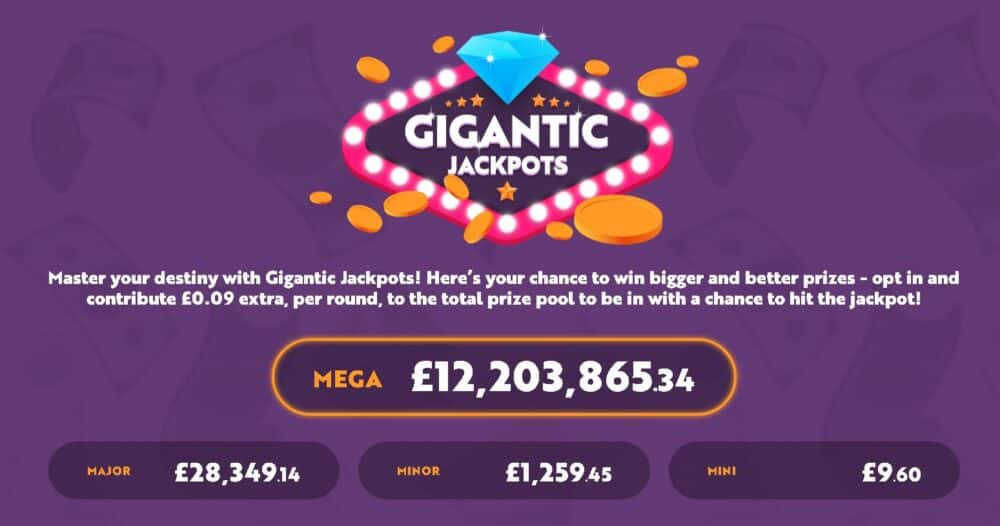 Pink Casino gigantic jackpots