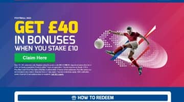 Betfred Sign-up Offer for New Customers – £40 in Bonuses when you bet £10