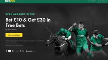 bet365 Sign-up Offer for New Customers – Get a £30 Free Bet when you bet £10
