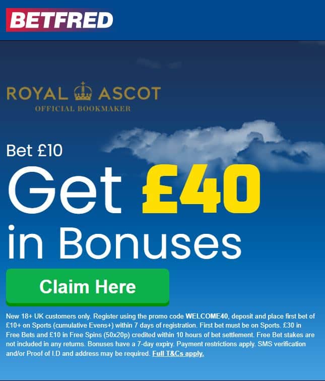 Royal Ascot Betfred offer