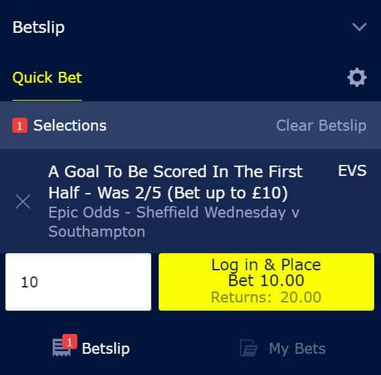 Sheff Wed vs Southampton boost