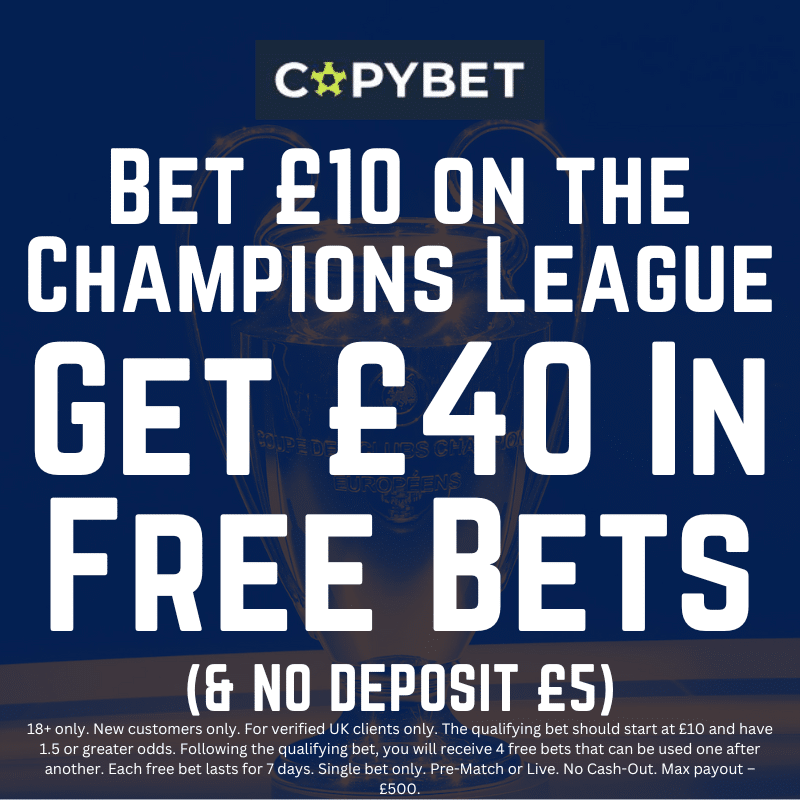 Champions League free bets