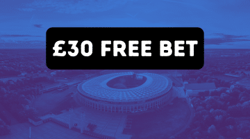 Euros £30 free bet offer