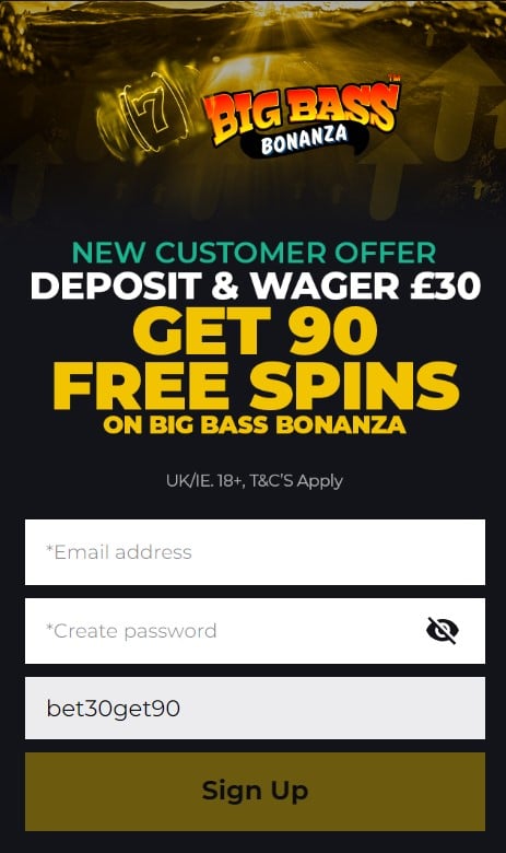 PricedUp casino offer