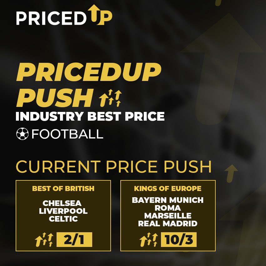 PricedUp football boosts